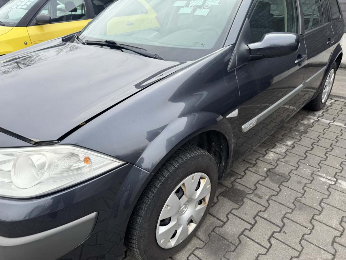 Renault Megane 2 original Kotfl&uuml;gel vorn links TEB66 Graphitschwarz Bj.2006